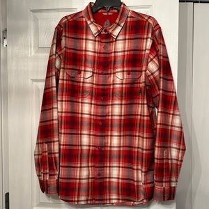 First Ascent Eddie Bauer men’s tall large long sleeve flannel shirt
